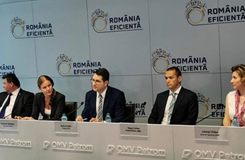 OMV Petrom employees at a conference (photo)